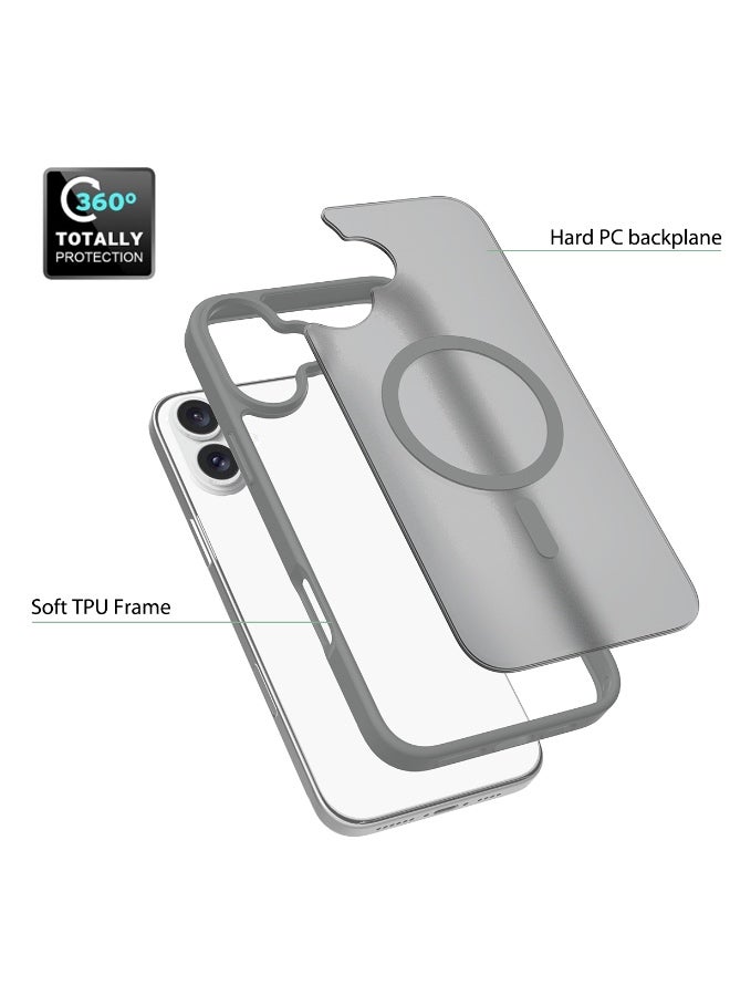 iPhone 16 Plus Skin Feeling Case With MagSafe - Dark Grey - Image 3